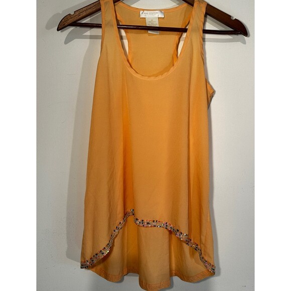 MISS ME COUTURE summer beautiful with sequins blouse size xs - Picture 1 of 8